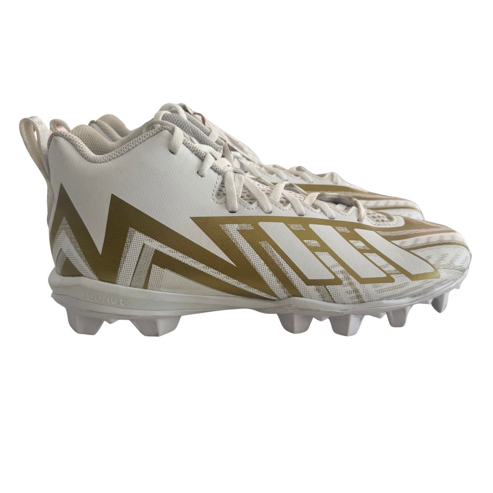 Adidas Freak Spark MD 23 Football Cleats Men’s 9.5 White Gold